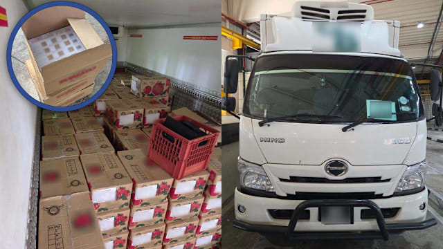 番茄箱暗藏漏税香烟 马国罗厘关卡被截