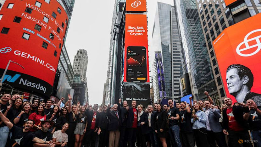 Winklevoss twins' crypto exchange Gemini valued at $4.4 billion in strong Nasdaq debut
