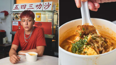Undertaker’s Apprentice Turned Hawker Sells Laksa At Hipster Stall In Bukit Panjang