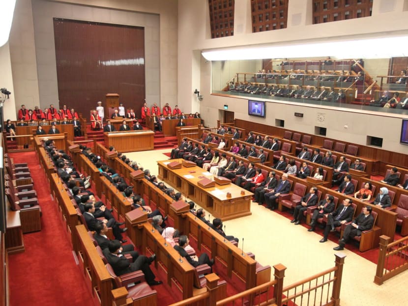Singapore parliament in session. TODAY file photo