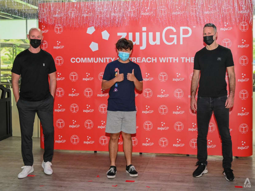 Ryan Giggs and Nicky Butt launch digital football platform’s CSR programme in Singapore