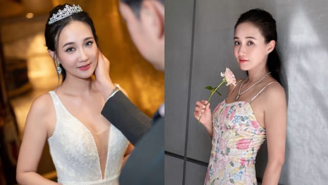 何妤玟离婚4年　凌晨突晒婚服照