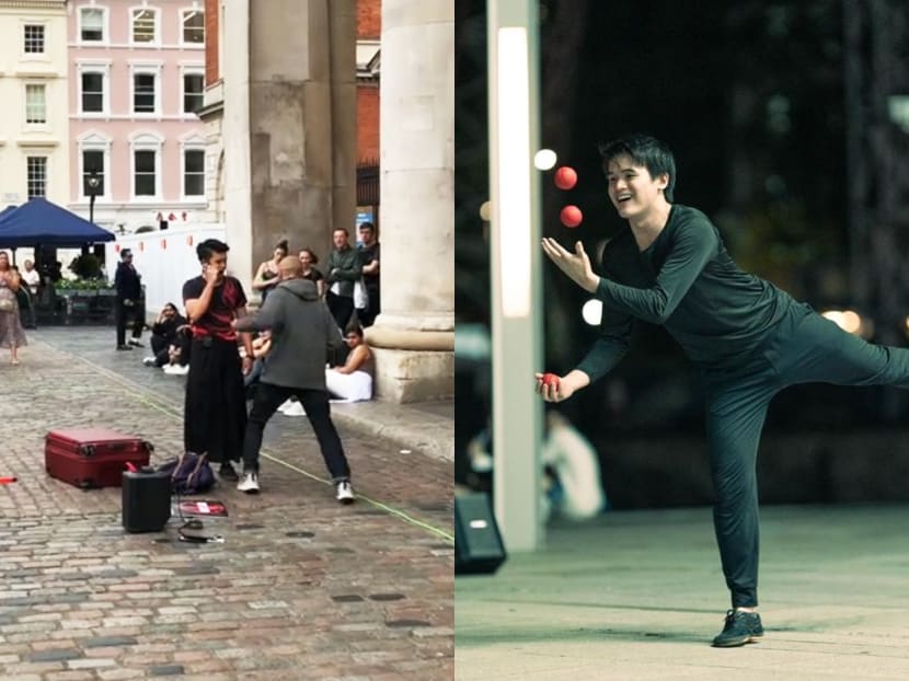 Singaporean busker punched while performing in London’s Covent Garden Singaporean busker punched while performing in London’s Covent Garden