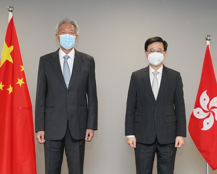 Teo Chee Hean and Hong Kong Chief Executive-elect John Lee reaffirm commitment to bilateral collaboration