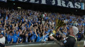 Euphoric Napoli fans flood streets for champions tour by land and sea