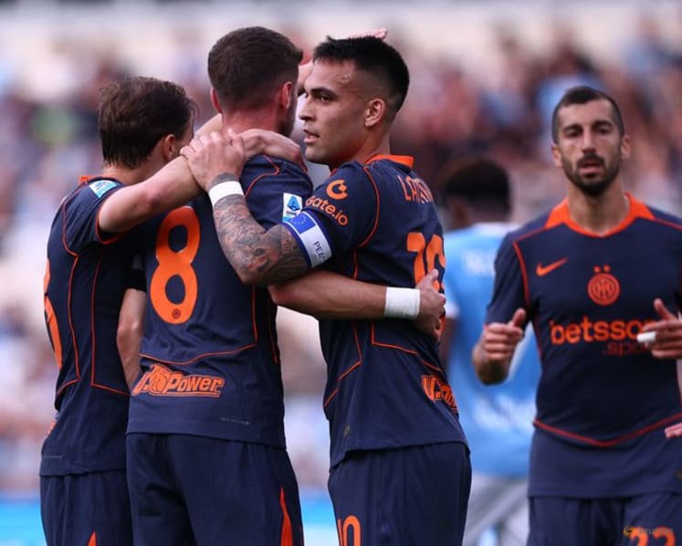 Martinez fires Inter to 3-0 win at Lazio ahead of Coppa Italia final showdown