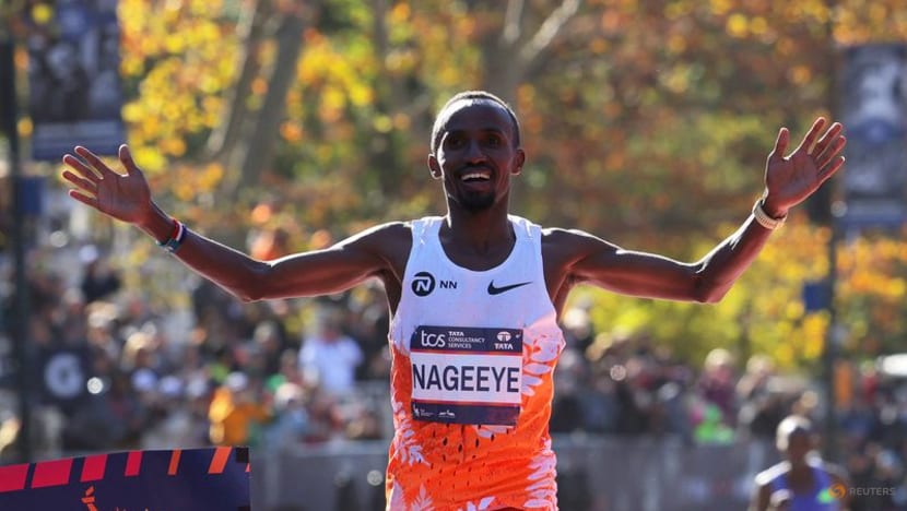Nageeye outruns Chebet, Kenyans sweep women's podium at New York City Marathon Nageeye outruns Chebet, Kenyans sweep women's podium at New York City Marathon
