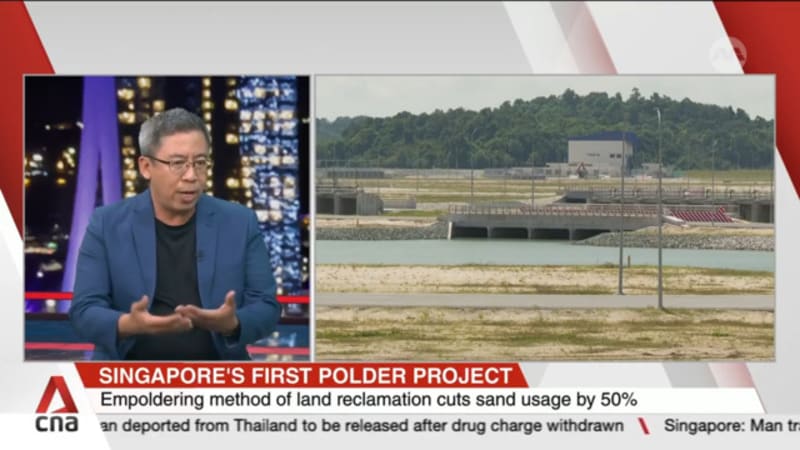 Singapore uses non-traditional method to create new land at Pulau Tekong 