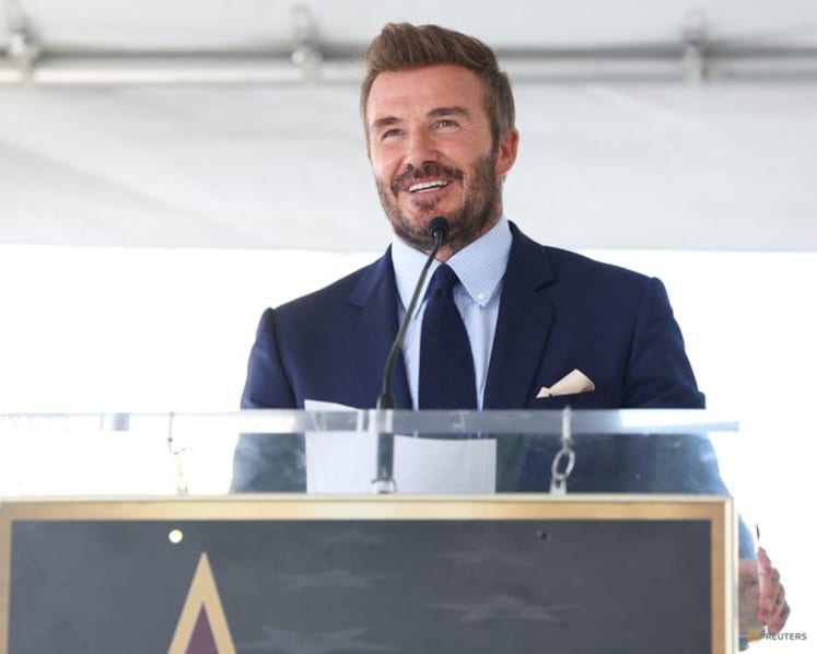 David Beckham honored with Walk of Fame star as LA hosts World Cup games