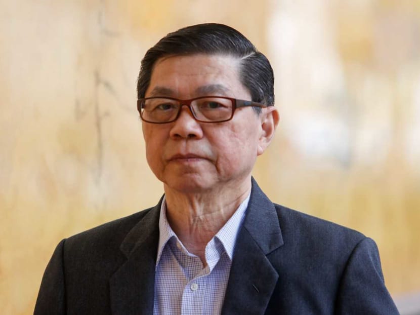 Wee Teong Boo entering the Supreme Court on March 26, 2020. He was found guilty of assaulting and molesting a patient and is appealing against the conviction and sentence.