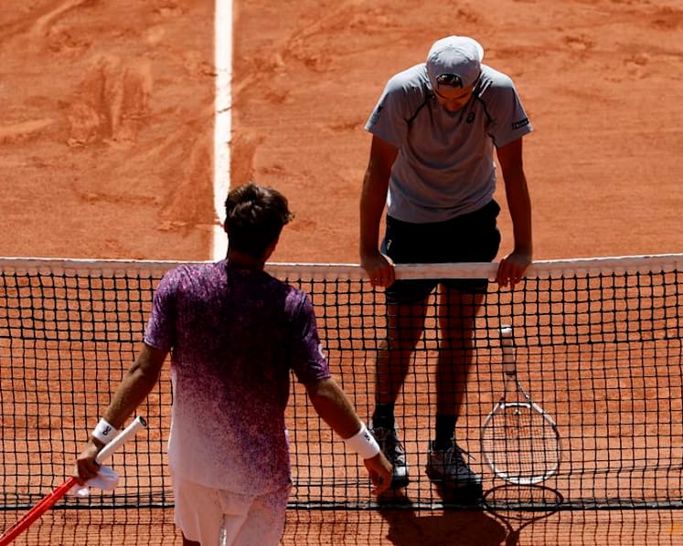Cobolli taps Nadal shower power in superstitious French Open run