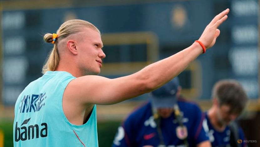 Golf, games and parenting tips - how Norway's Haaland is preparing for World Cup opener