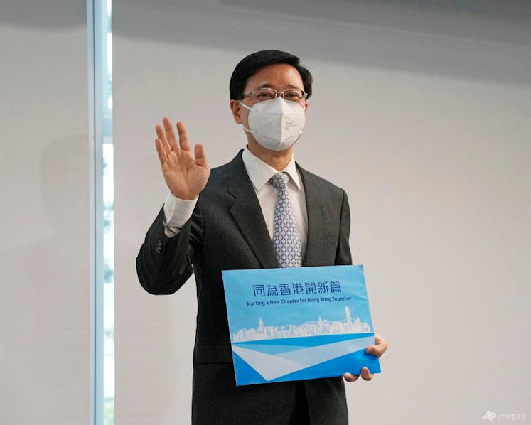 John Lee secures nominations for Hong Kong leadership race