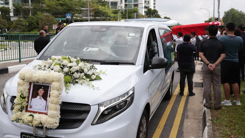Solemn military send off for 3SG Gavin Chan, NSF killed during Ex Wallaby