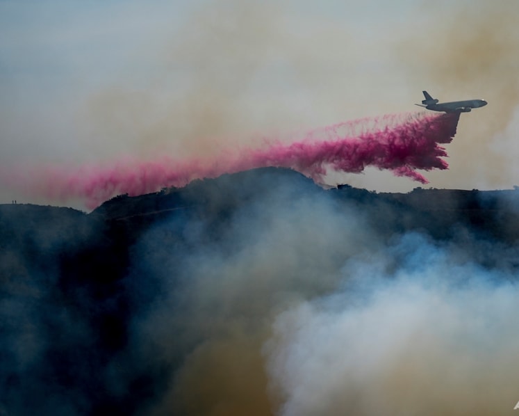 Pink flame retardants are being used to slow California fires. What do we know about them?