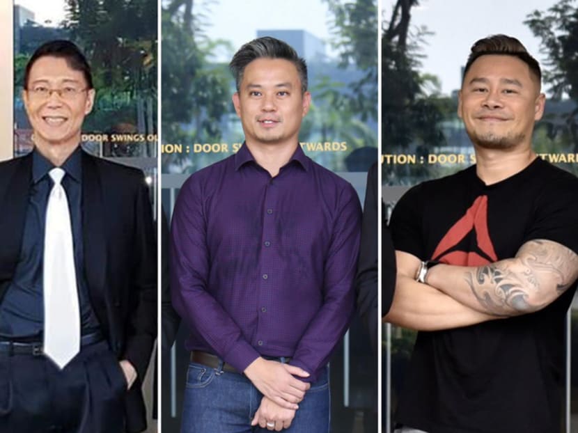 From left: Dr Roy Tan, a retired general practitioner, Mr Bryan Choong, former executive director of advocacy group Oogachaga, and Mr Johnson Ong, a disc jockey. From left: Dr Roy Tan, a retired general practitioner, Mr Bryan Choong, former executive director of advocacy group Oogachaga, and Mr Johnson Ong, a disc jockey.