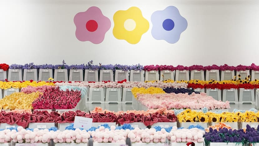 Australian artist CJ Hendry brings immersive Flower Market and JuJu World to Gardens by the Bay