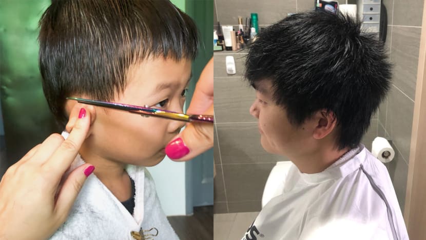 We Cut Our Family Members' Hair At Home During The Circuit Breaker, And This Is What Happened