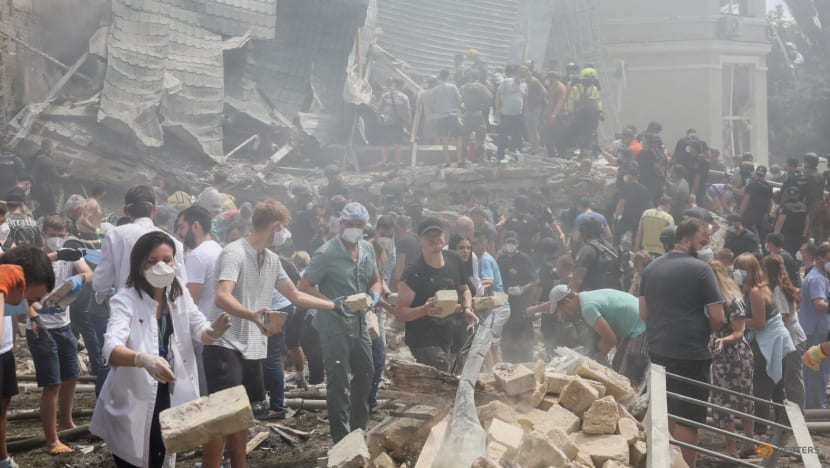 Russian missiles kill 37 in Ukraine, gut Kyiv children's hospital Russian missiles kill 37 in Ukraine, gut Kyiv children's hospital