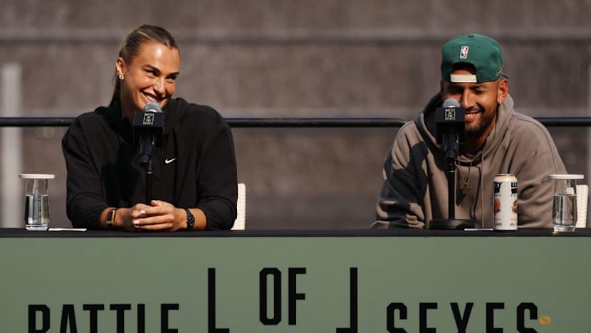 Sabalenka, Kyrgios relishing 'Battle of the Sexes' challenge