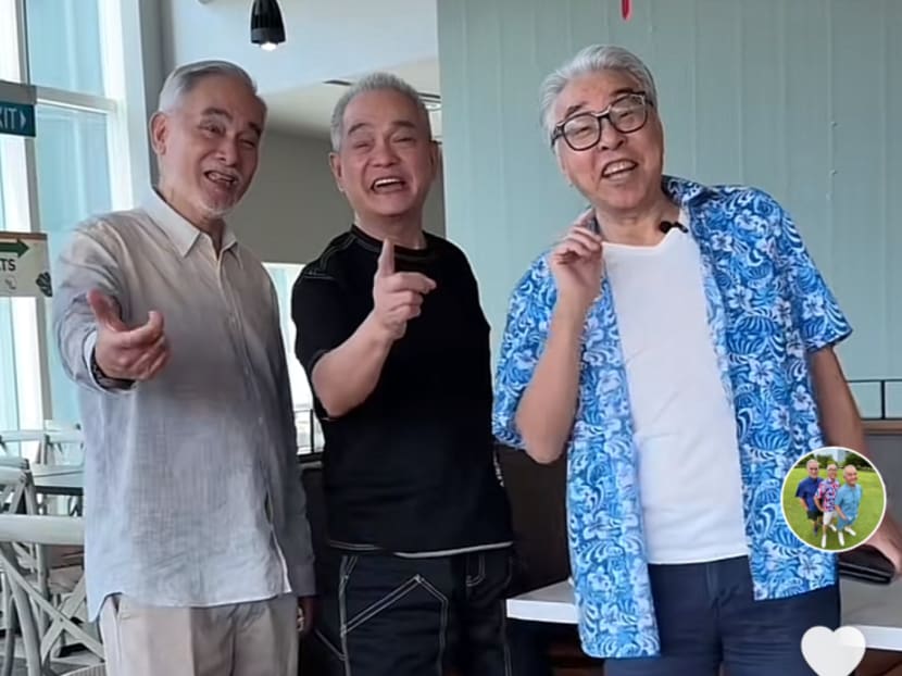 Veteran Mediacorp actors Zhu Houren, Richard Low and Chen Shucheng launch TikTok account together called The OG Gang