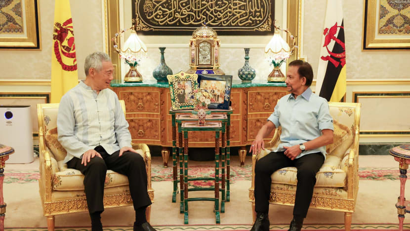 PM Lee bertemu Sultan Brunei, mengesahkan lagi hubungan rapat
