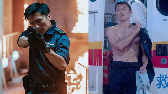 《海关战线》不用替身　谢霆锋冬天短袖制服水下拍戏超过12小时！