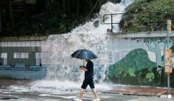 Hong Kong shuts schools, courts and hospitals amid heaviest August rain since 1884