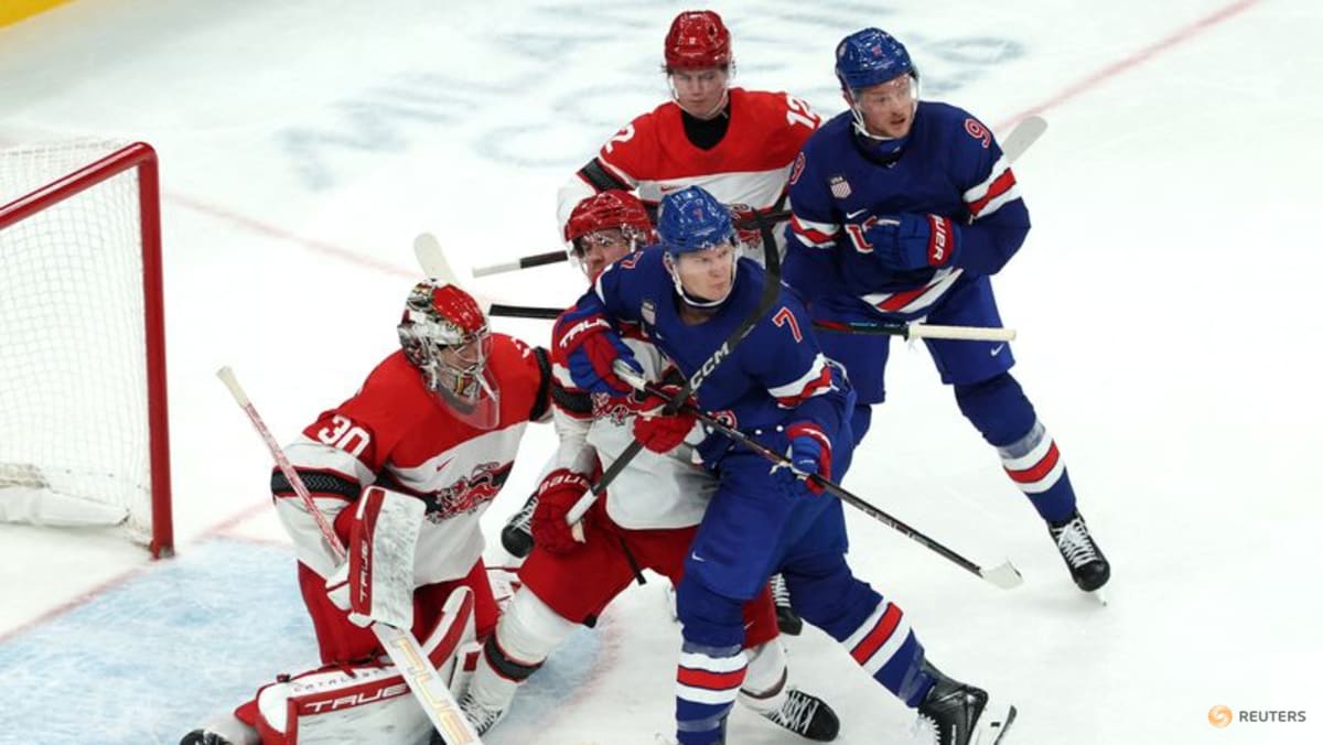 Ice hockey-US men subdue Denmark for second win