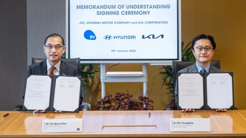 Hyundai, JTC to partner on developing mobility options for business parks 