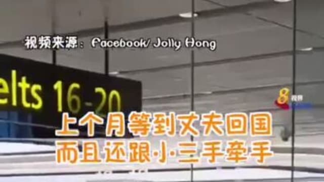 樟宜机场堵出轨夫事件 律师：儿子抚养权暂判母亲
