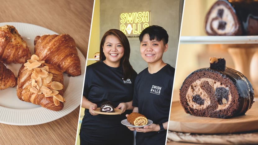 Ex-Antoinette Baker Sells Fab Sea Salt Croissant & Euro-Style Swiss Rolls At New Kiosk Swish Rolls