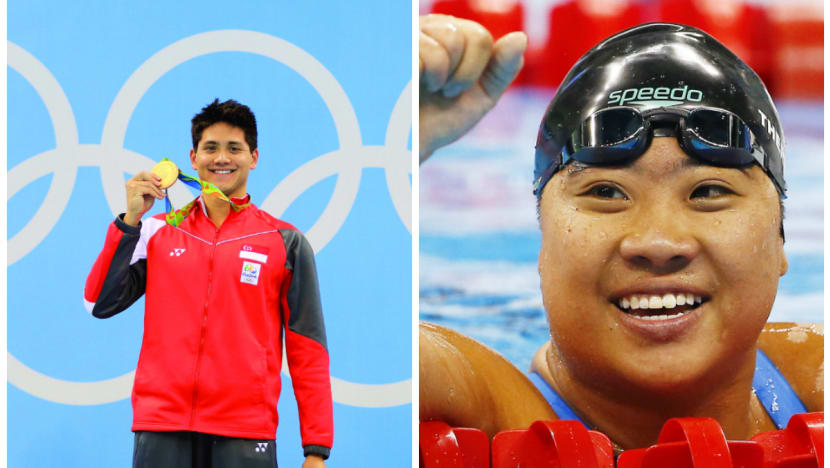National Day Awards for swimmers Schooling, Goh