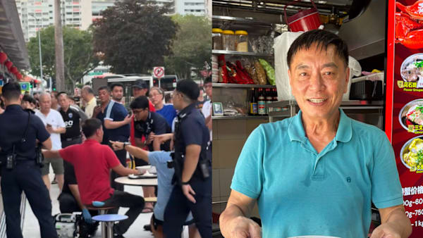 channelnewsasia.com - Izza Haziqah Abdul Rahman - Former actor Huang Yiliang taken to hospital after alleged assault at Circuit Road Hawker Centre