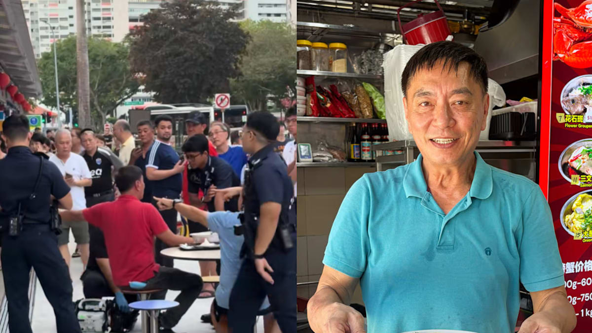 Former actor Huang Yiliang taken to hospital after alleged assault at Circuit Road Hawker Centre