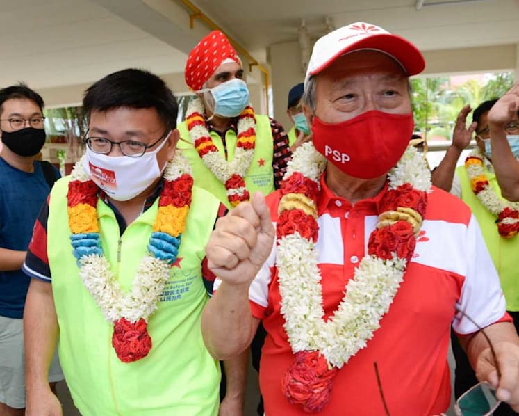 GE2020: PSP’s Tan Cheng Bock meets SDA’s Desmond Lim in Pasir Ris-Punggol GRC, calls him ‘a friend’