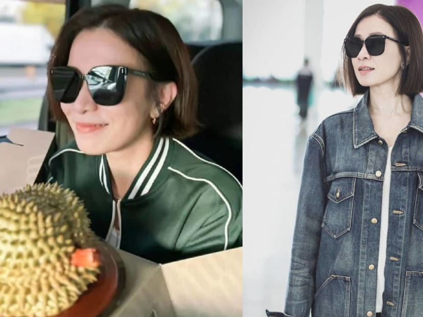 Charmaine Sheh tries durian cake immediately after reaching Malaysia; gives it her seal of approval