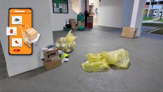 前线追踪 | 多座组屋包裹随地放 网购买太多快递送不及？