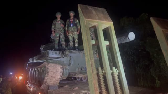 泰柬签署联合和平宣言后 柬埔寨从边境撤军