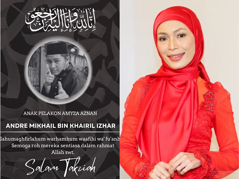 Malaysian actress Amyza Aznan's eldest son dies one year after lung ...