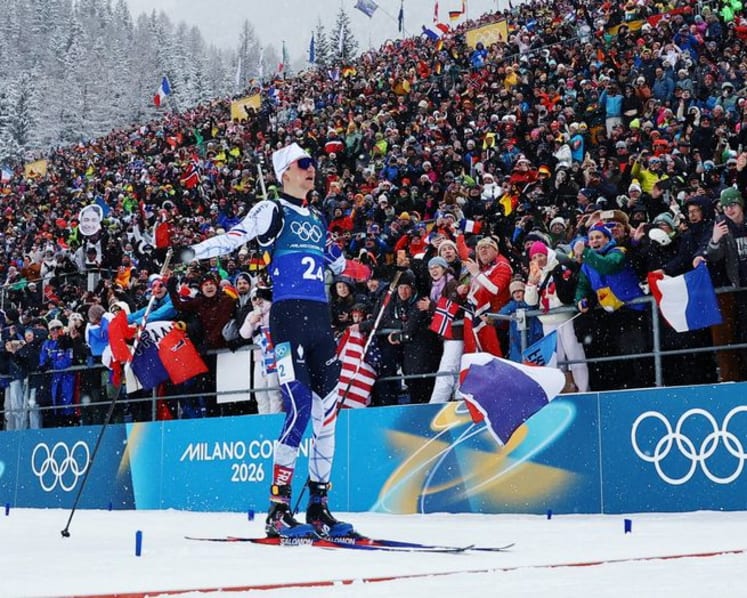Biathlon-German Klopp brings soccer sparkle to Olympic biathlon venue