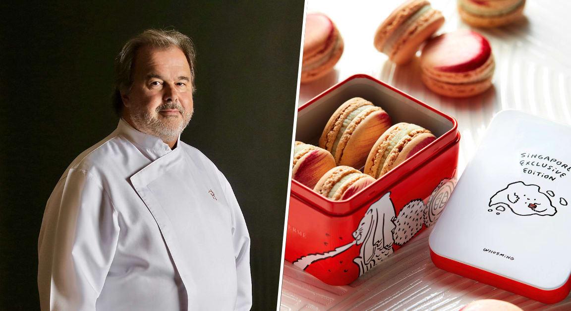 Pierre Herme's New Singapore-Exclusive Pandan & Kaya Macaron Is