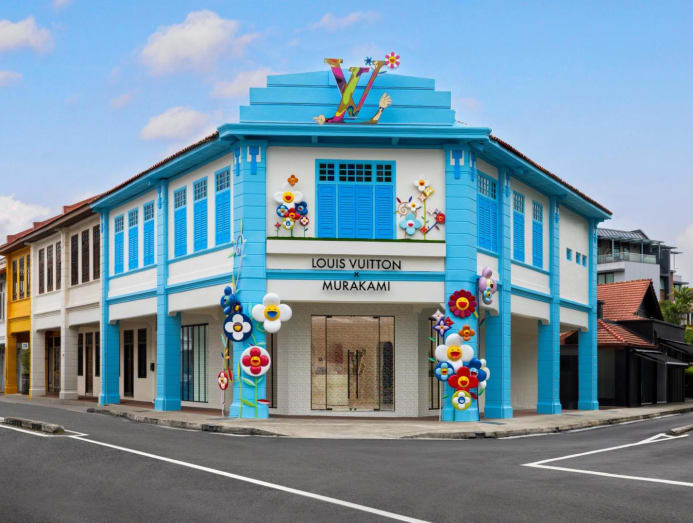 Vibrant Louis Vuitton x Murakami Pop-Up Lands in Singapore's