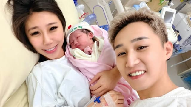 老婆诞下巨婴　容天佑升级当爸！