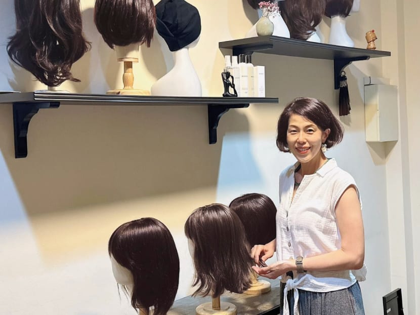 She survived womb cancer and started a wig salon to help others with hair loss