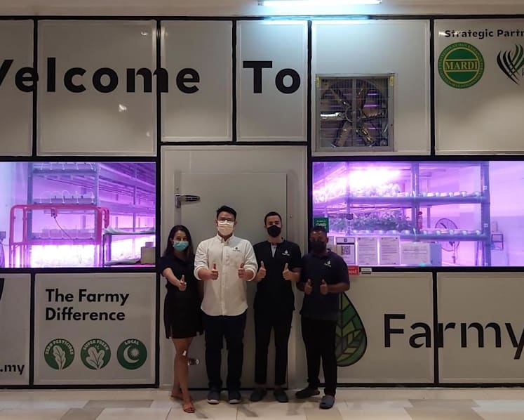 Growing vegetables in a mall, this Malaysian start-up wants to shake up the traditional food supply chain
