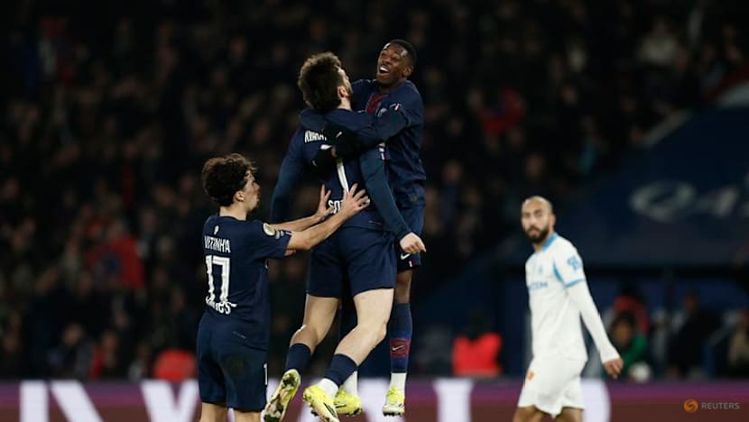 Dembele double lays platform for PSG's 5-0 rout of Marseille