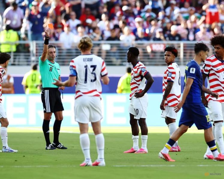 Balogun goes from hero to suspended spectator as US advance