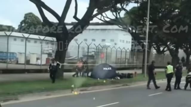 大士南摩托车打滑 51岁骑士当场身亡