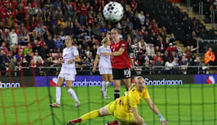 Terland treble sees Man United reach Women's Champions League for first time